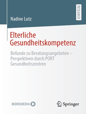 cover image of Elterliche Gesundheitskompetenz